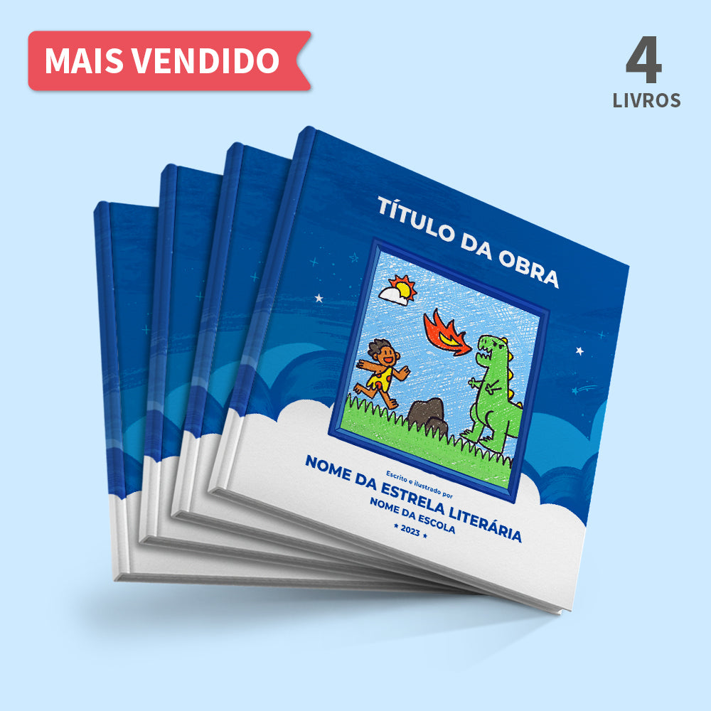 Kit com 4 livros - Capa Dura – Estante Mágica Brasil
