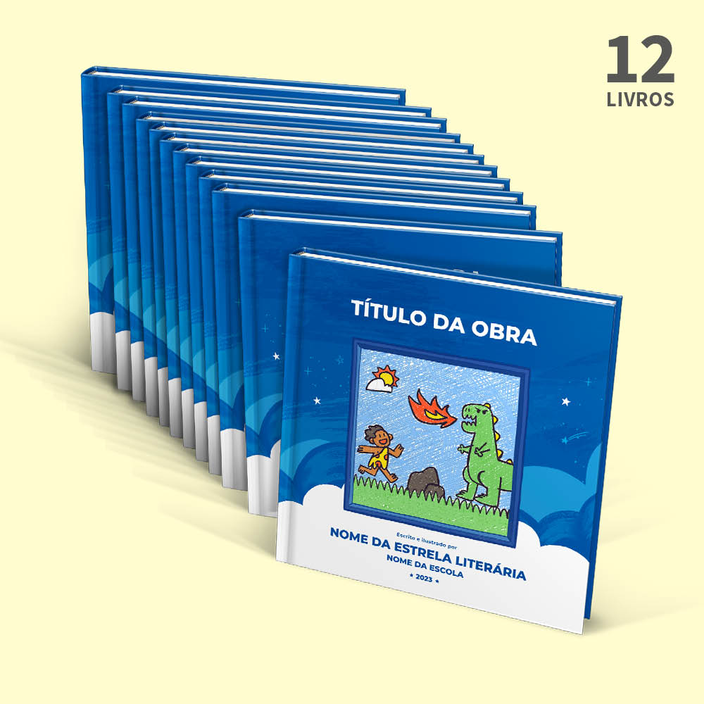 Kit com 12 livros - Capa Dura