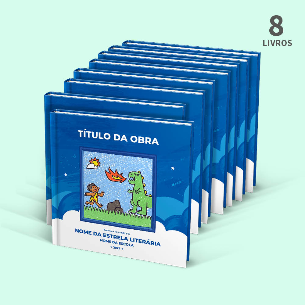 Kit com 8 livros - Capa Dura